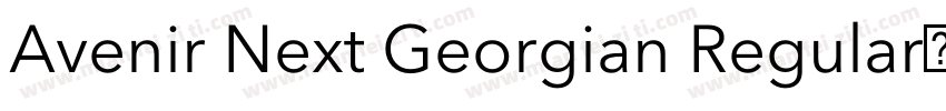 Avenir Next Georgian Regular下载字体转换